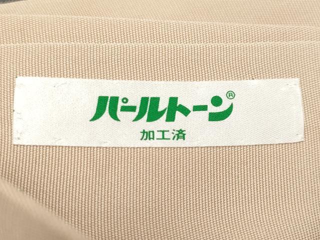 平和屋本店●極上 塩瀬 九寸名古屋帯 手描き 大津絵 金彩 白茶色地 逸品 未使用 CYAA4413s6