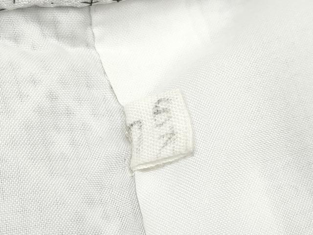 平和屋着物●極上 男性 紋付き・羽織・ファーセット 舞台衣装 白地 洗える着物 逸品 CYAA4446s6