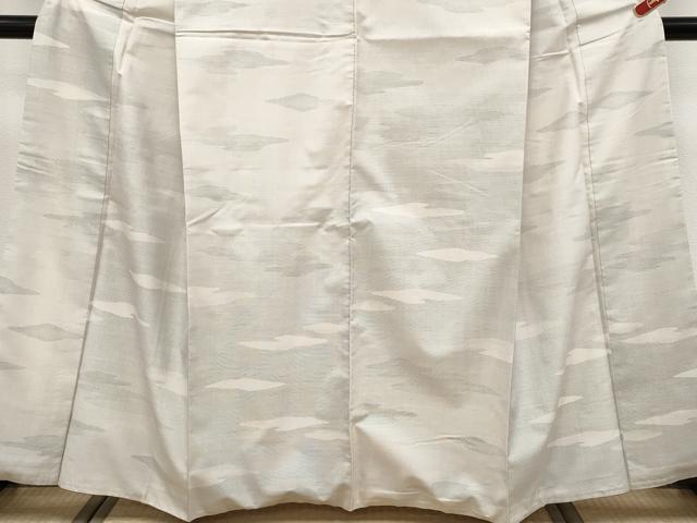 平和屋着物●極上 本場大島紬 白大島 9マルキ 霞文 松坂屋扱い 逸品 CYAA4484s6