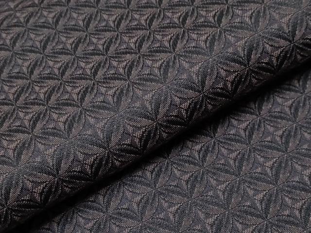 平和屋本店▽極上 お召 単衣 切子柄 京都きもの友禅扱い 逸品 CYAA4491s6