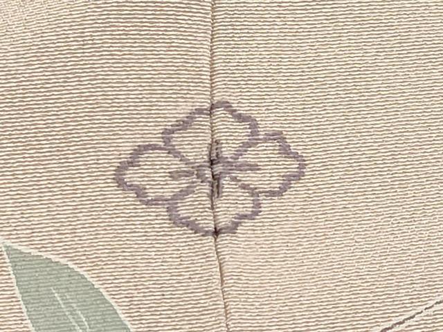 平和屋着物●極上 訪問着 友禅 作家物 枝花文 暈し染め 灰桜色地 逸品 CYAA4503s6