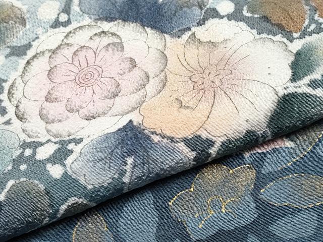 平和屋本店●極上 訪問着 袋帯セット 作家物 辻が花 暈し染め 金彩 逸品 CYAA4525s6