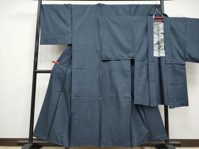 平和屋着物●極上 男性 本場大島紬 アンサンブル キングサイズ 100亀甲 総詰め 逸品 未使用 CYAA4533s6