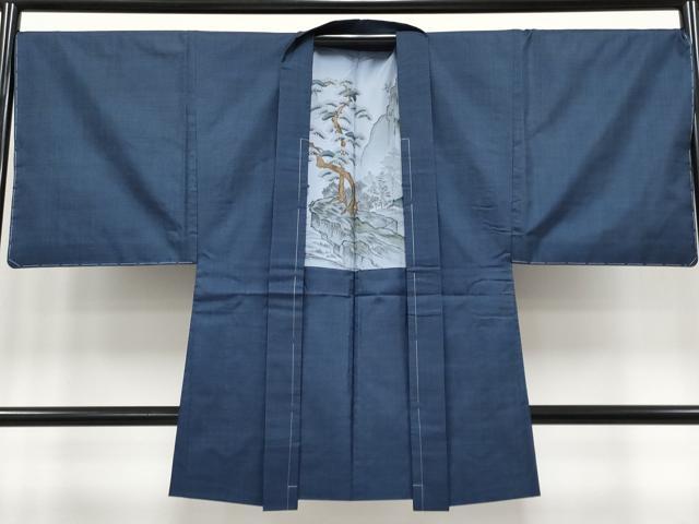 平和屋着物●極上 男性 本場大島紬 アンサンブル 100亀甲 総詰め 逸品 未使用 CYAA4541s6