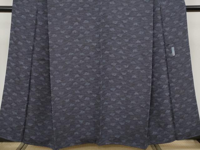 平和屋着物●極上 重要無形文化財 人間国宝 中村勇二郎 江戸小紋 麒麟 濃紺地 逸品 CYAA4731s6
