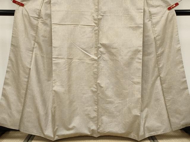平和屋着物●極上 本場大島紬 白大島 7マルキ 霞文 逸品 CYAA4764s6