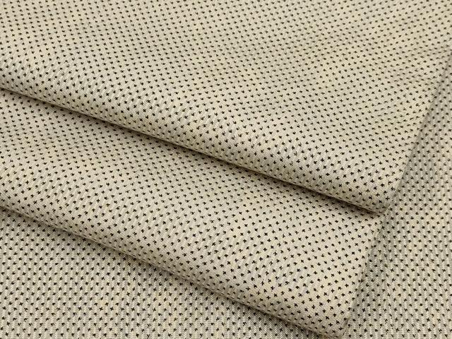 平和屋着物●極上 本場大島紬 白大島 7マルキ 霞文 逸品 CYAA4764s6