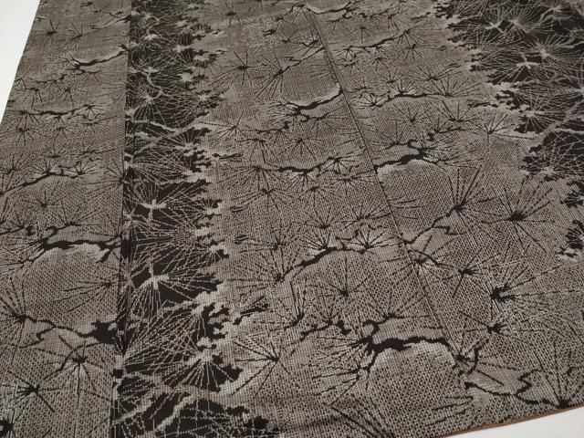 平和屋着物●極上 本場大島紬 割込み絣 松葉文 逸品 CYAA4778s6