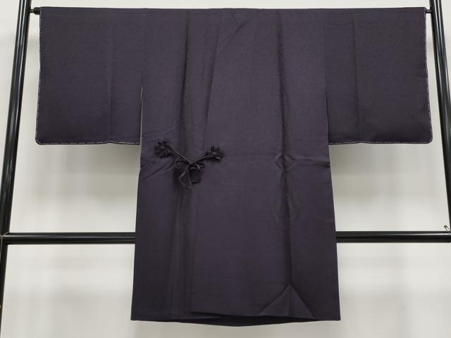 平和屋着物∞極上 道中着 ロング丈 花唐草地紋 黒紅色地 逸品 未使用 CYAA4806s6