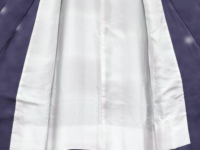 平和屋着物∞極上 道中着 ロング丈 霞文 蛍暈し 深紫色地 逸品 未使用 CYAA4811s6