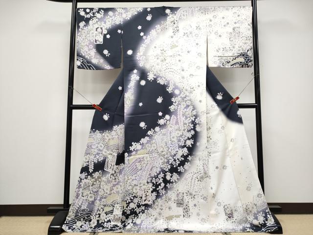 平和屋着物●極上 訪問着 辻が花 暈し染め 逸品 未使用 CYAA4820s6