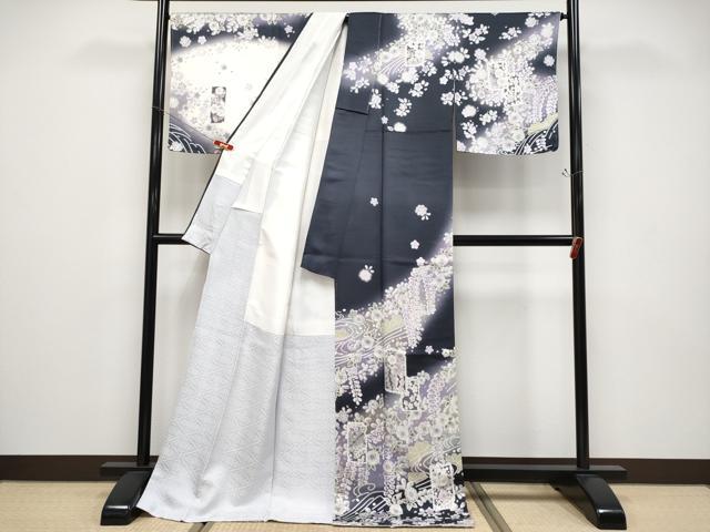 平和屋着物●極上 訪問着 辻が花 暈し染め 逸品 未使用 CYAA4820s6