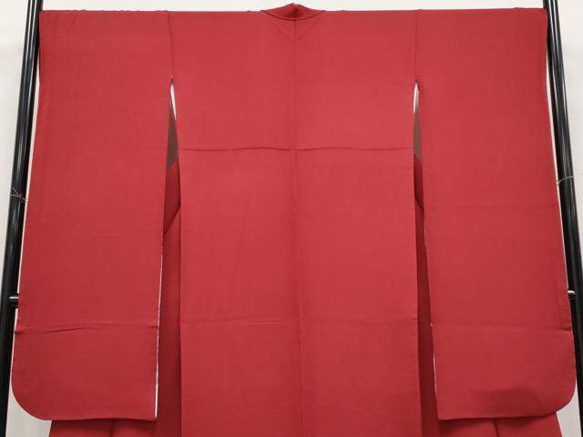 平和屋本店●希少 創業460年・千總 振袖 朱・緋色地 逸品 CYAA4822s6