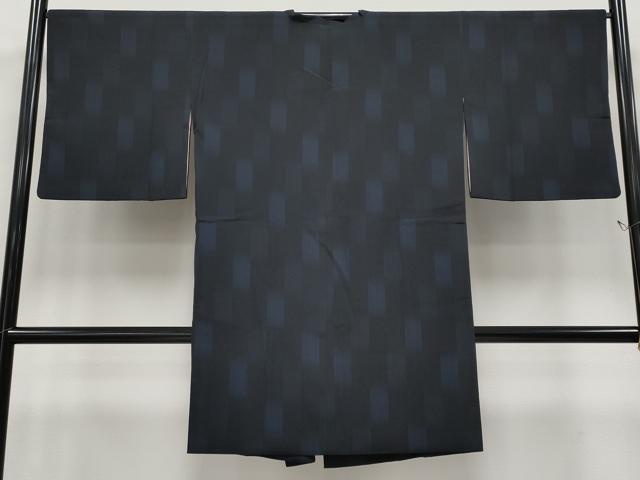 平和屋着物∞極上 道行コート ロング丈 お召地 間道 逸品 CYAA4887s6