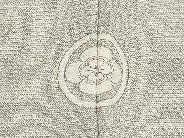 平和屋本店●極上 訪問着 駒刺繍 更紗花唐草文 暈し染め 金彩 茶鼠色地 逸品 CYAA4897s6