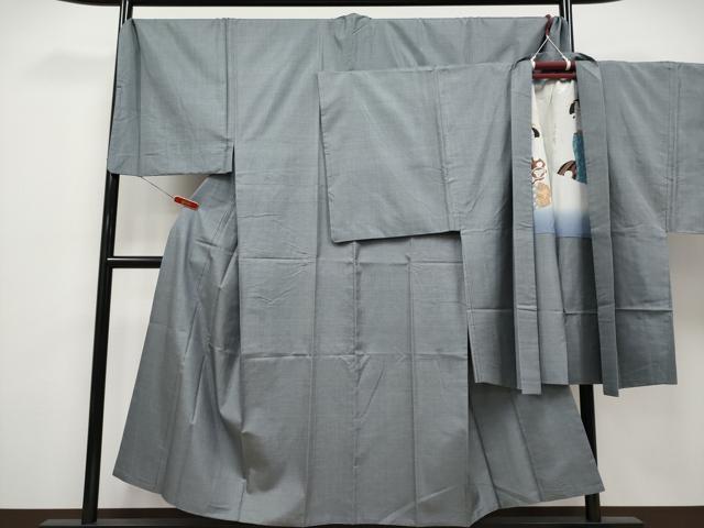 平和屋着物●極上 男性 本場大島紬 アンサンブル キングサイズ 100亀甲 総詰め 逸品 CYAA4908s6