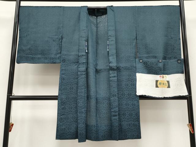 平和屋着物∞極上 市川純一郎 スリーシーズン 春夏秋 塵除 長羽織 風韻堂 褐返色地 証紙・飾り紐付き 逸品 CYAA4929s6