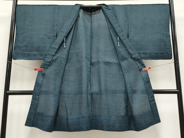 平和屋着物∞極上 市川純一郎 スリーシーズン 春夏秋 塵除 長羽織 風韻堂 褐返色地 証紙・飾り紐付き 逸品 CYAA4929s6