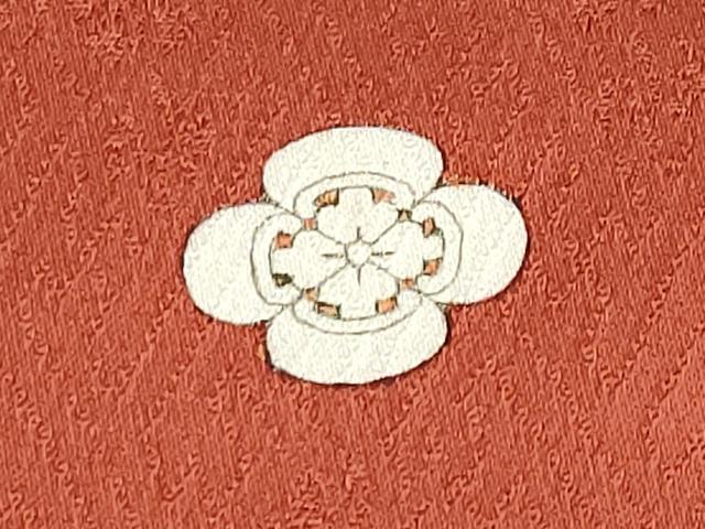 平和屋着物●極上 創業460年・千總 色留袖 駒刺繍 霞枝花文 暈し染め 金彩 赤茶色地 逸品 CYAA4931s6
