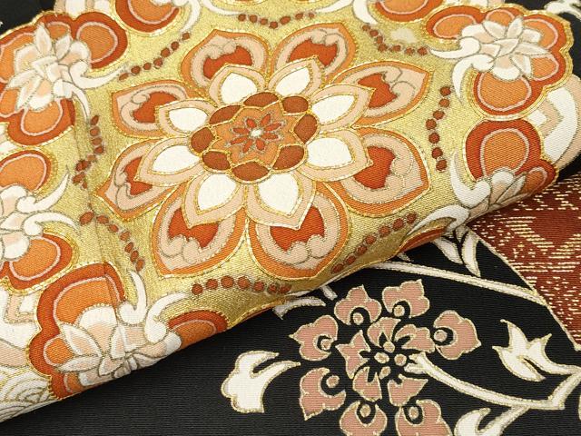 平和屋本店●極上 創業460年・千總 黒留袖 駒刺繍 正倉院更紗唐草文 金彩 高島屋扱い 逸品 CYAA4946s6