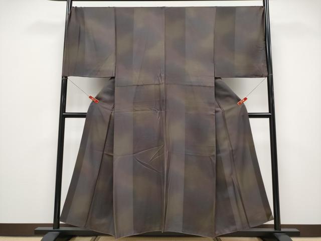 平和屋本店●極上 男性 お召 キングサイズ 霞文 逸品 CYAA4961s6
