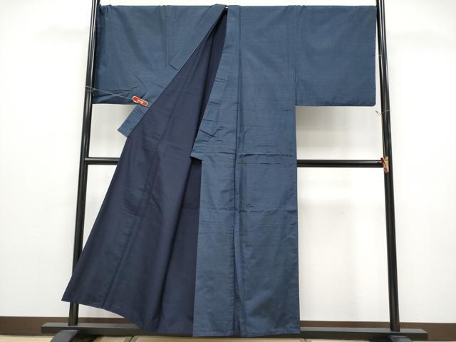 平和屋着物●極上 男性 本場大島紬 アンサンブル キングサイズ 亀甲柄 逸品 CYAA4962s6