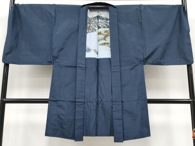 平和屋着物●極上 男性 本場大島紬 アンサンブル キングサイズ 亀甲柄 逸品 CYAA4962s6