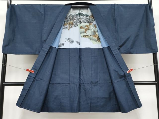 平和屋着物●極上 男性 本場大島紬 アンサンブル キングサイズ 亀甲柄 逸品 CYAA4962s6