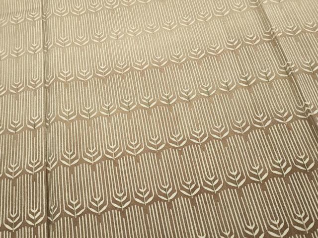 平和屋本店▽希少 染織作家 渋紙型 渋谷和子 訪問着 単衣 横段文 暈し染め 逸品 CYAA5075s6