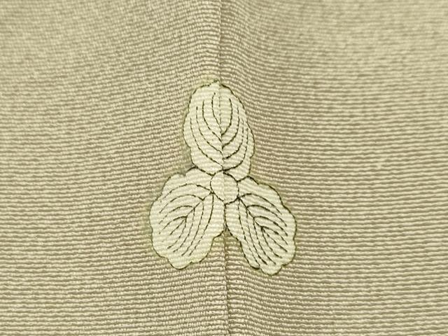 平和屋本店●極上 本加賀友禅作家 由水煌人 訪問着 草花文 枯色地 逸品 未使用 CZAA1255s5