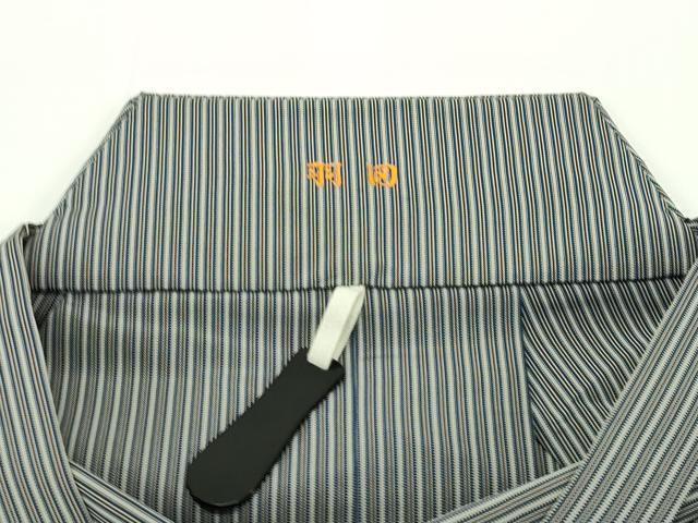 平和屋本店■極上 男性 人間国宝 甲田綏郎 精好仙台平 馬乗り袴 縞 逸品 CZAA1325s5