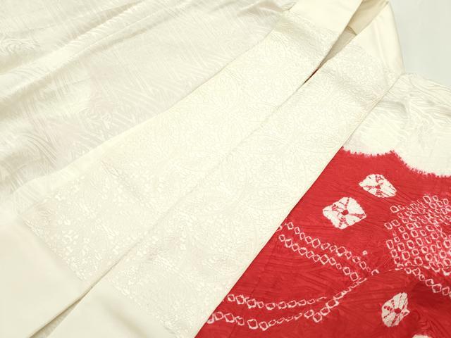 平和屋本店●最高級 希少 西陣 河合美術織物謹製 振袖・長襦袢セット 鴛鴦 本金箔 共箱付き 半衿刺繍 逸品 CZAA1560s5