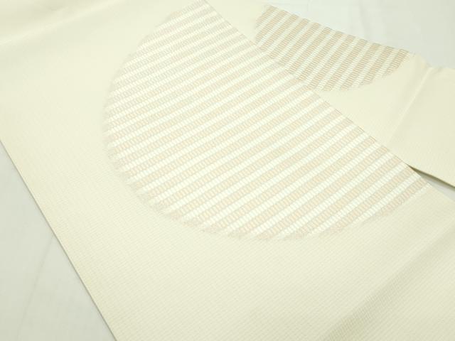 平和屋本店*極上 夏物 九寸名古屋帯 丸文 銀糸 ゑり善扱い 逸品 CZAA1590s5