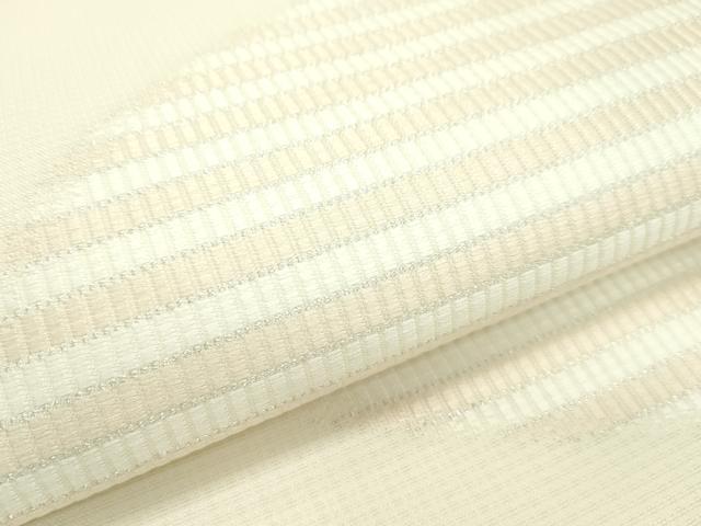 平和屋本店*極上 夏物 九寸名古屋帯 丸文 銀糸 ゑり善扱い 逸品 CZAA1590s5