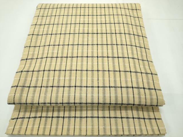 平和屋本店■希少 国指定無形文化財 丹波布 八寸名古屋帯 手つむぎ 手織り 草木染 証紙・共箱・たとう紙付き 逸品 CZAA1770s5