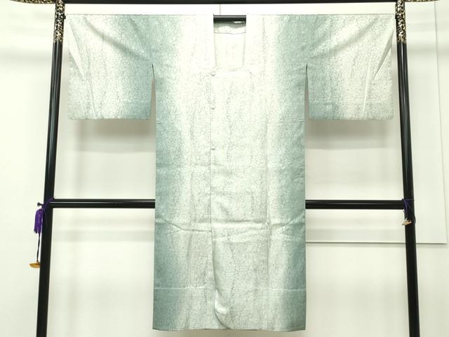 平和屋本店■極上 道行コート ロング丈 スリーシーズン 春夏秋 塵除け 草花紋紗 逸品 CZAA1808s5