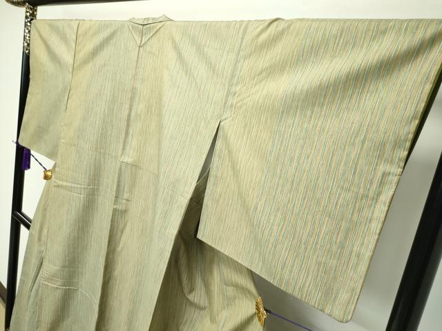 平和屋本店■極上 伝統工芸品 伊那紬 手織り 証紙付き 逸品 CZAA1822s5