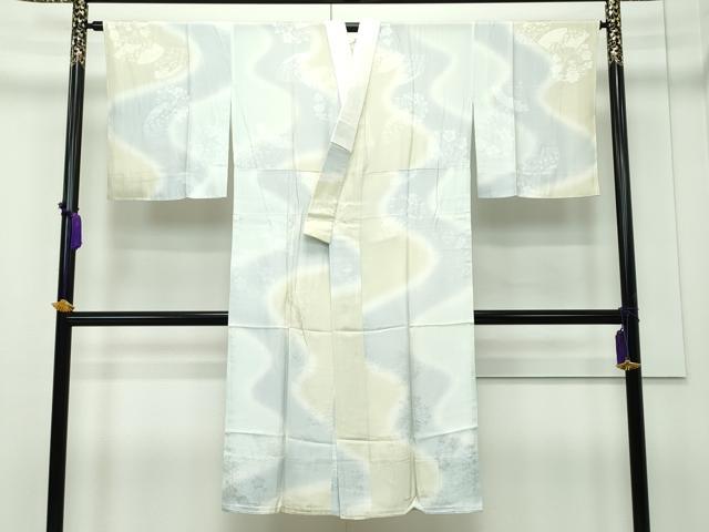 平和屋本店■極上 吉乃一廉 幻の辻が花 訪問着・長襦袢セット 絞り 暈し染め 銀通し地 逸品 CZAA1893s5