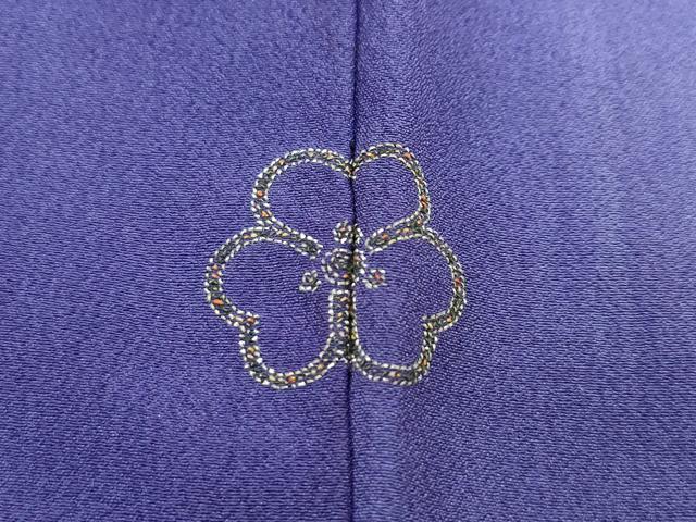 平和屋本店■極上 アンティーク 大正ロマン 長羽織 刺繍 草花文 鳩 暈し染め 金彩 逸品 CZAA1910s5