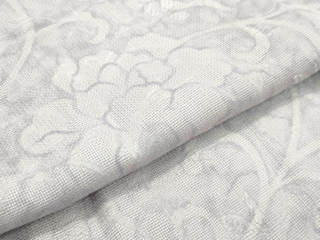 平和屋本店■極上 スリーシーズン 春夏秋 長羽織 塵除け 紋紗 花唐草地紋 羽織紐付き 逸品 CZAA1957s5
