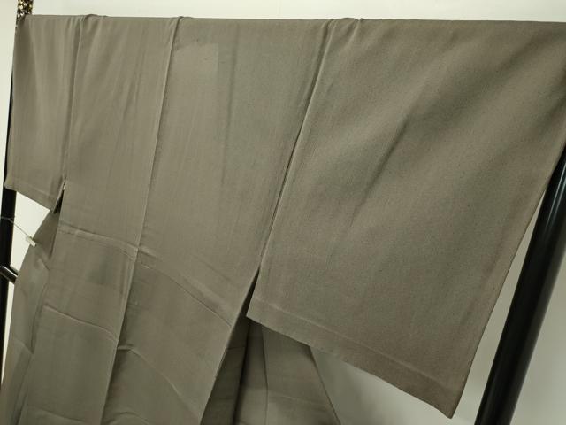 平和屋本店*極上 男性 キングサイズ 夏物 お召 涅色地 逸品 CZAA1958s5