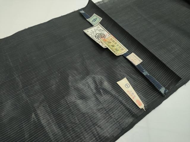 平和屋本店■極上 夏物 重要無形文化財 本場宮古上布 反物 着尺 苧麻 証紙付き 逸品 未使用 CZAA1963s5
