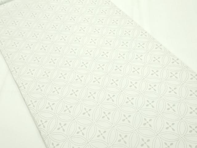 平和屋本店■極上 「美しいキモノ」お馴染みのメーカー となみ織物 両面 六通柄袋帯 草花文 銀糸 証紙付き 逸品 未使用 CZAA1996s5