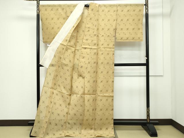 平和屋本店■極上 夏物 夏上布 絹芭蕉 証紙付き 逸品 未使用 CZAA2061s5