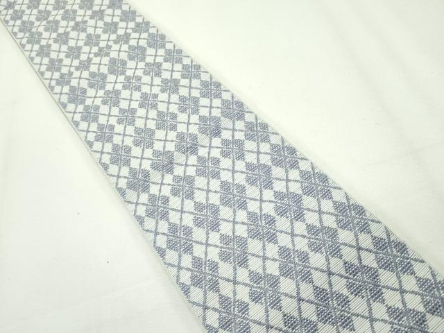 平和屋本店●極上 男性 両面 角帯 菱 横段文 逸品 CZAA2092s5