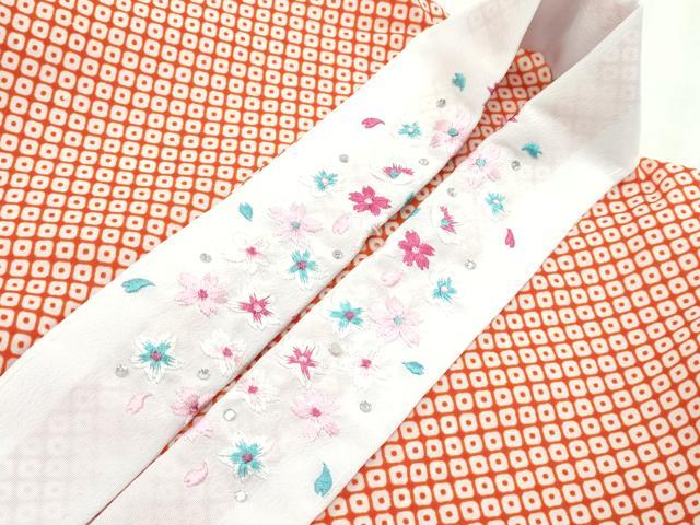 平和屋本店■極上 mezzo piano 七五三 女の子 3歳 祝着・長襦袢(半衿付)・被布・草履・巾着・髪飾り 6点セット 苺 箱付き 逸品 CZAA2161s5