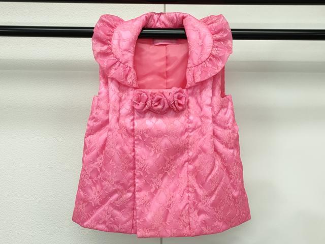 平和屋本店■極上 mezzo piano 七五三 女の子 3歳 祝着・長襦袢(半衿付)・被布・草履・巾着・髪飾り 6点セット 苺 箱付き 逸品 CZAA2161s5