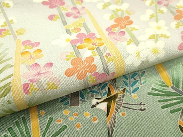 平和屋本店●極上 本加賀友禅作家 百貫華峰 色留袖 小石に松 暈し染め 薄柿色地 証紙付き 逸品 CZAA2169s5