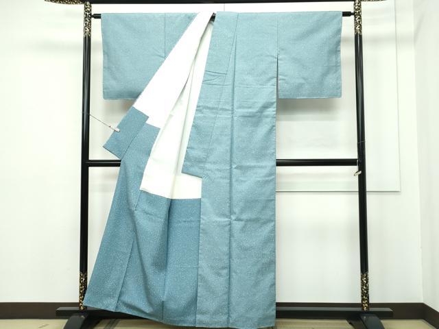 平和屋本店●極上 石川県指定無形文化財 牛首紬 白山工房 手織り 証紙付き 逸品 CZAA2214s5