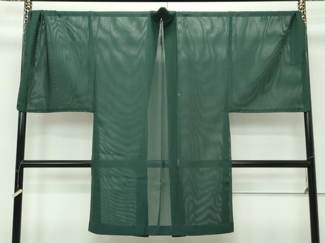 平和屋本店■極上 夏物 男性 キングサイズ 塵除け 羽織 だんご紗 天鵞絨 証紙・たとう紙付き 逸品 未使用 CZAA2341s5